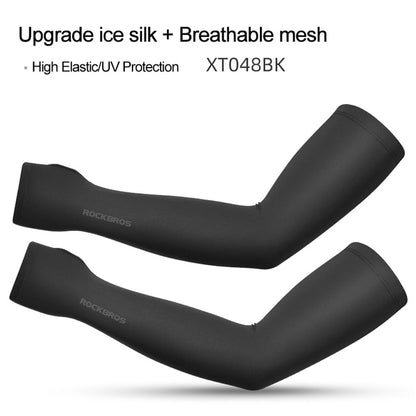 One Pair Ice Fabric Breathable UV Protection Running