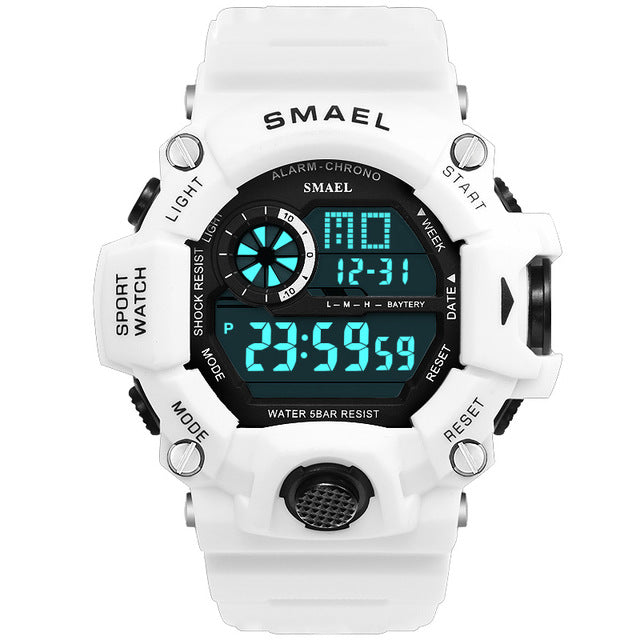 Digital Watch White