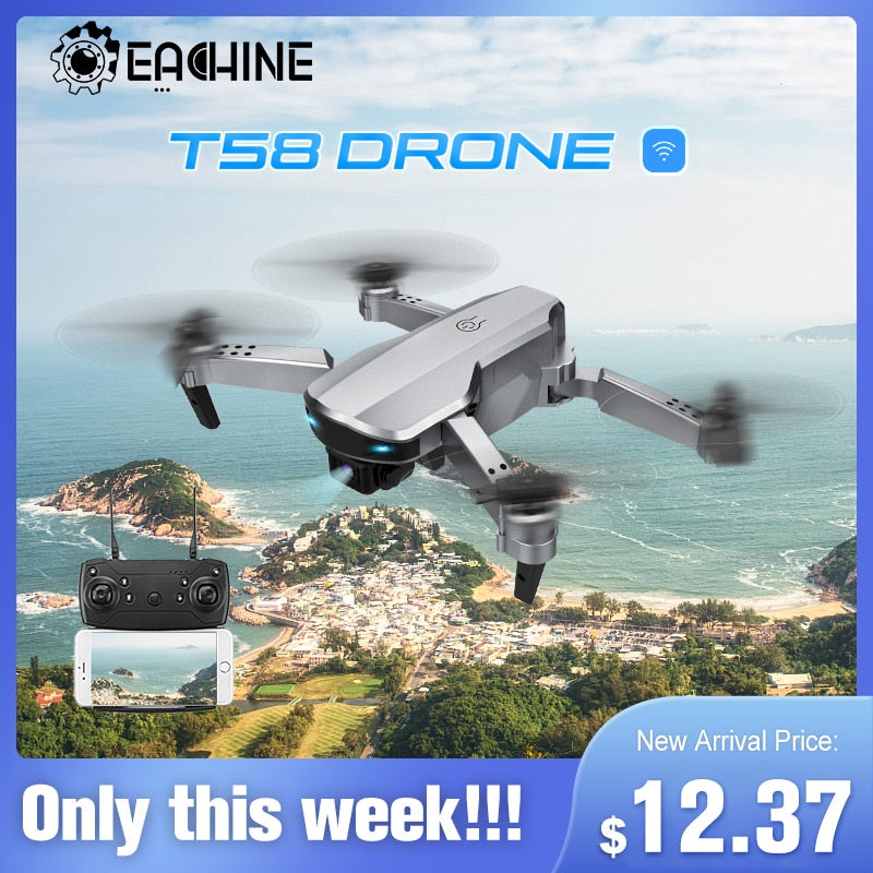 Topacc T58 Drone 1080P FPV WIFI Quadcopter with Camera