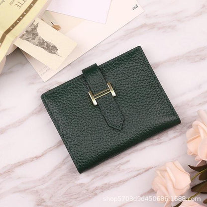 Genuine Leather Wallets Luxury Long