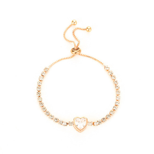 Heart Chain Bracelet