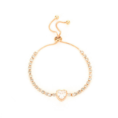 Heart Chain Bracelet