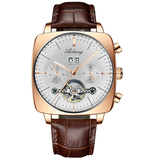 chronograph Square Large Dial Watch