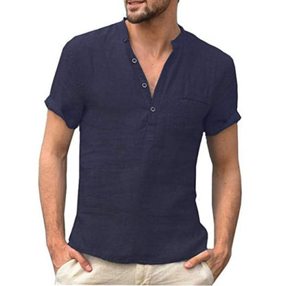 Summer New Short-Sleeved T-shirt Cotton