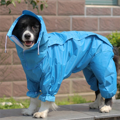 Waterproof Large Dog Raincoat Pet Rain Clothe