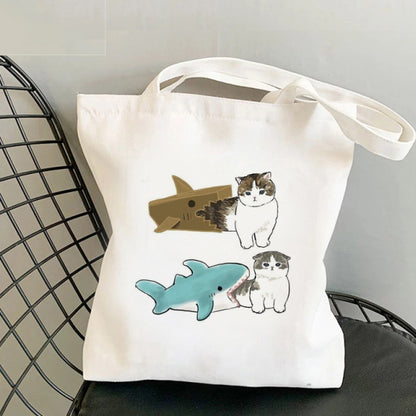 Cat Shark Shopping Bag Bolsa Compra