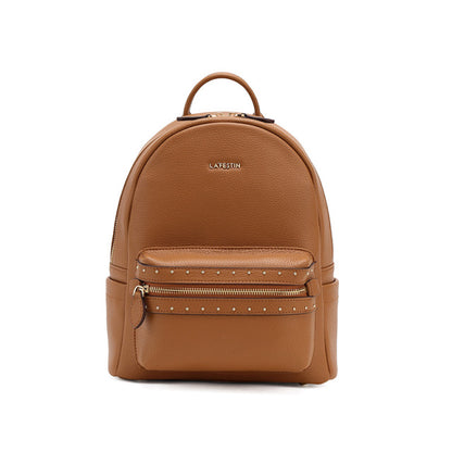 female backpack leather bag