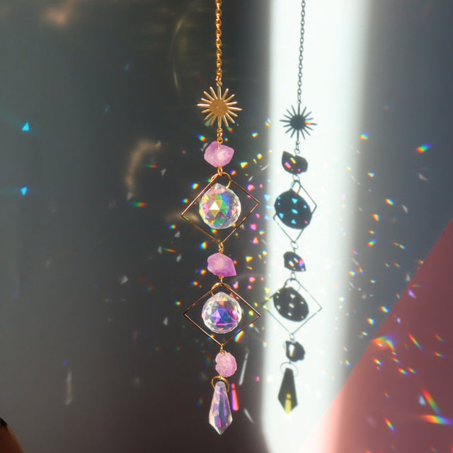 Crystal Pendant Light Catcher Rainbow