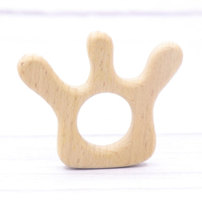 Baby Animal Natural Beech Teething Wooden