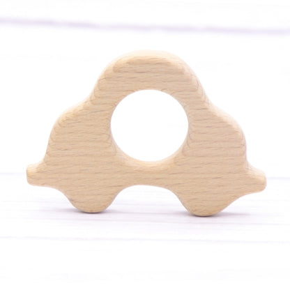 Baby Animal Natural Beech Teething Wooden