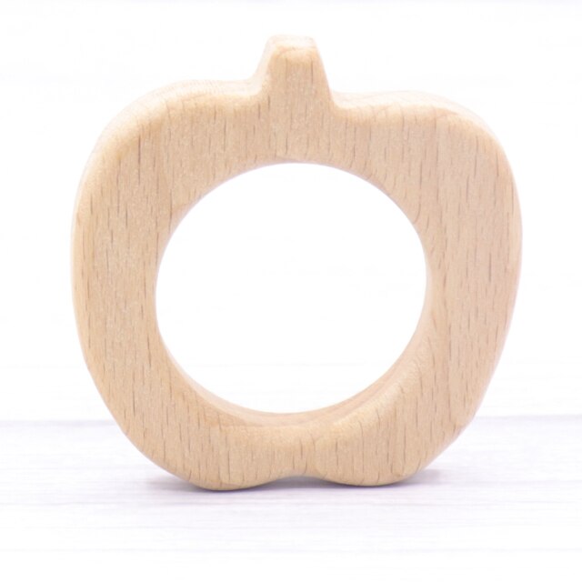 Baby Animal Natural Beech Teething Wooden