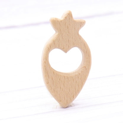 Baby Animal Natural Beech Teething Wooden