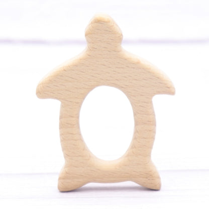 Baby Animal Natural Beech Teething Wooden