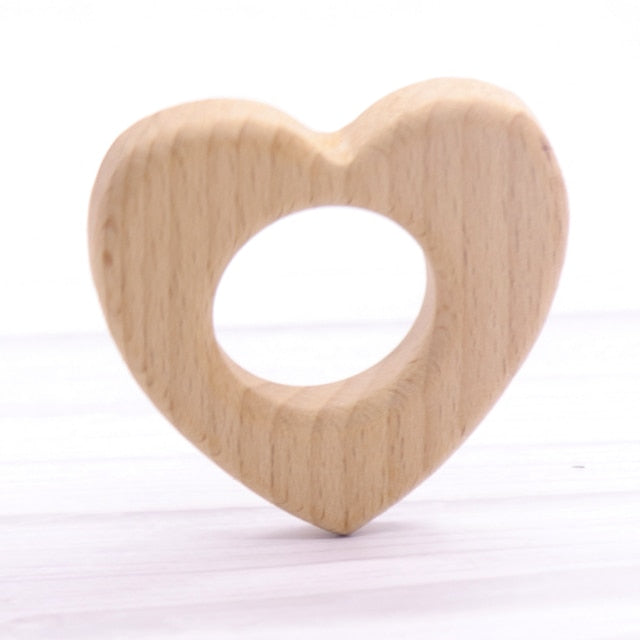 Baby Animal Natural Beech Teething Wooden