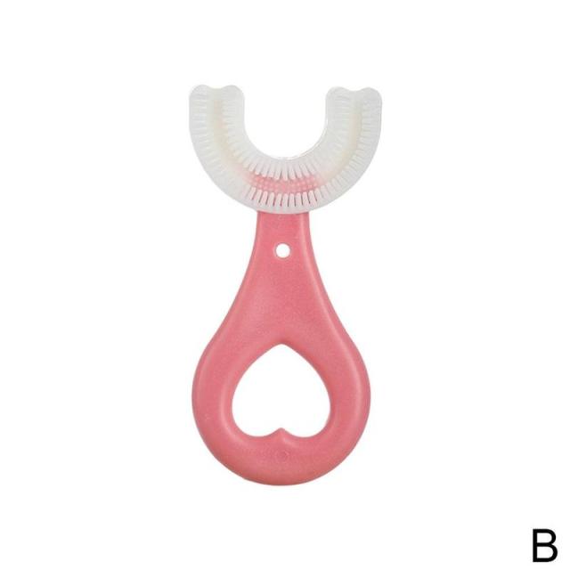 Cute U-shaped Baby Silicone Toothbrush