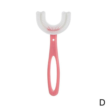 Cute U-shaped Baby Silicone Toothbrush