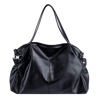 Big Black Shoulder Large Hobo Shopper Bag