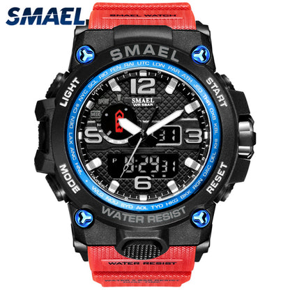 Waterproof Clock Alarm Wristwatch Quartz Military Watch