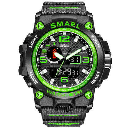 Waterproof Clock Alarm Wristwatch Quartz Military Watch