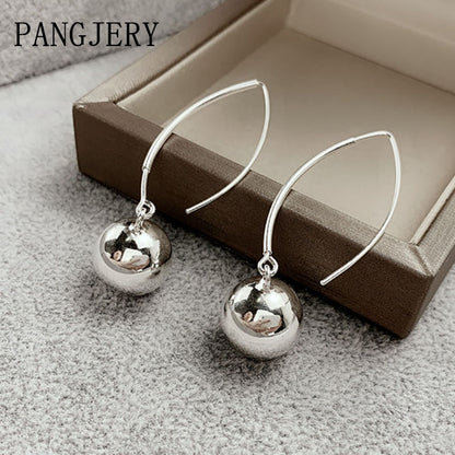 Silver Long Drop Earrings