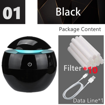 Mini Air Humidifier Ultrasonic USB Aroma Wood