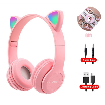 Pink Girl Wireless Headphones