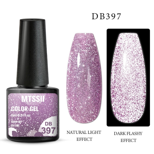 Reflective Glitter Gel Nail Polish