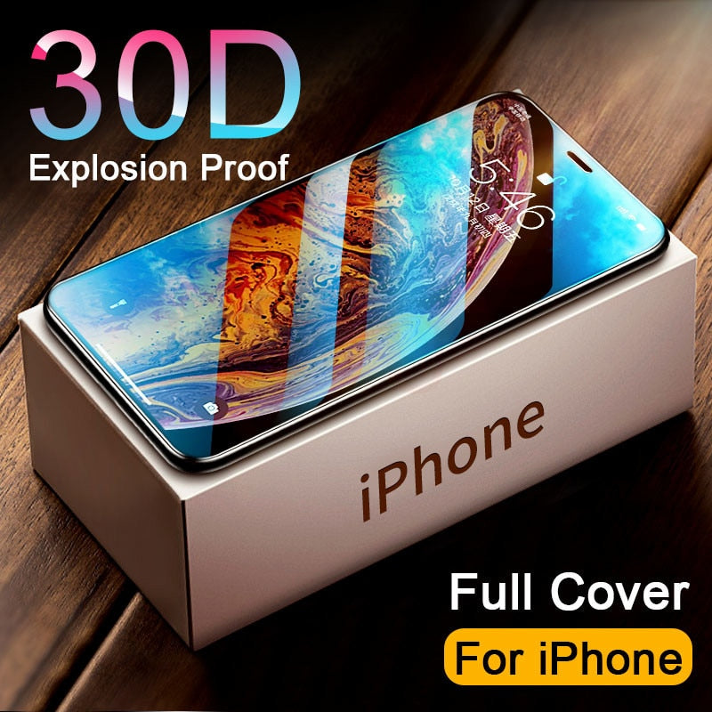 Full Cover Tempered Glass on For iphone