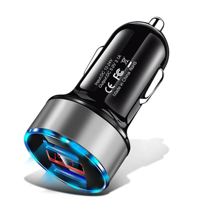 USB Car Charger Fast Charging Dual USB