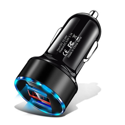 USB Car Charger Fast Charging Dual USB