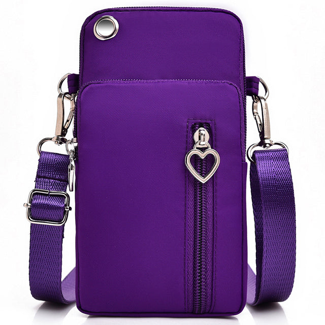 Diagonal Multi-Function Mobile Phone Bag