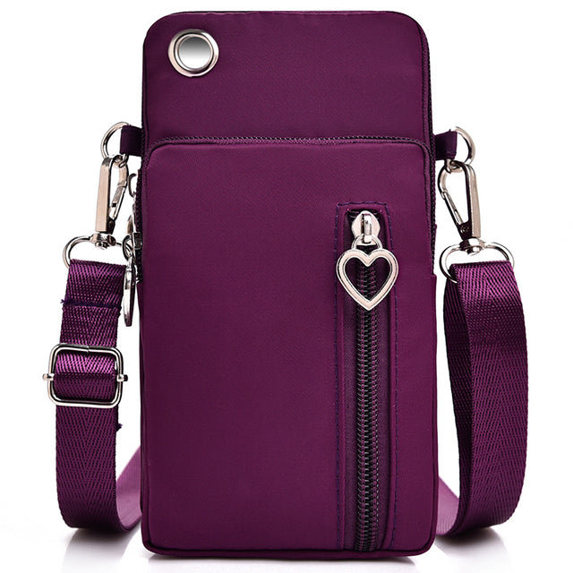 Diagonal Multi-Function Mobile Phone Bag