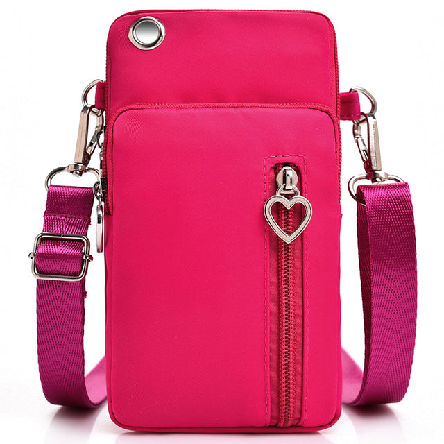 Diagonal Multi-Function Mobile Phone Bag