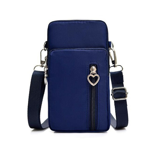 Diagonal Multi-Function Mobile Phone Bag