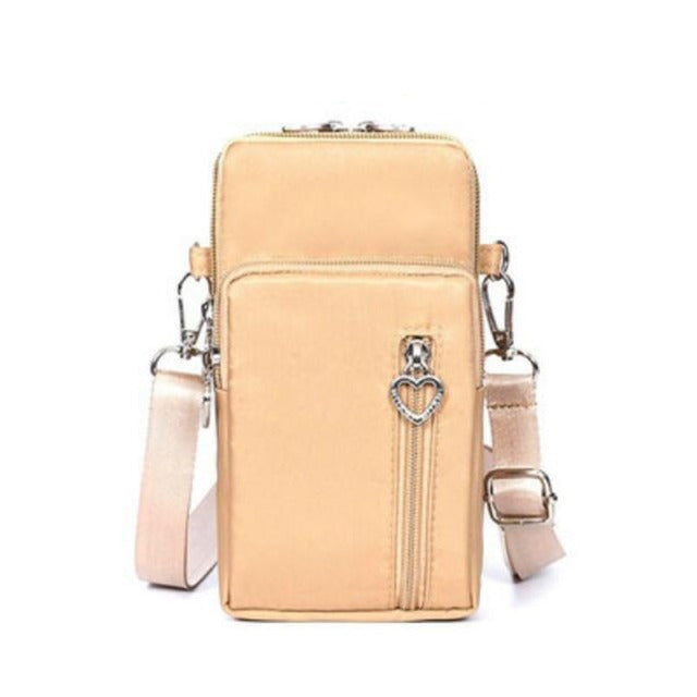 Diagonal Multi-Function Mobile Phone Bag