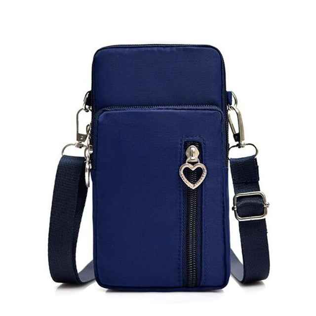 Diagonal Multi-Function Mobile Phone Bag