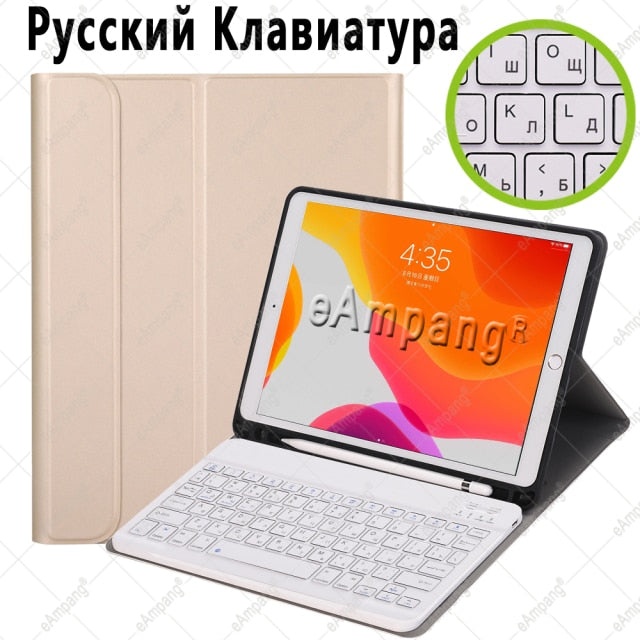 Case for iPad 10.2 Keyboard Case for Apple iPad