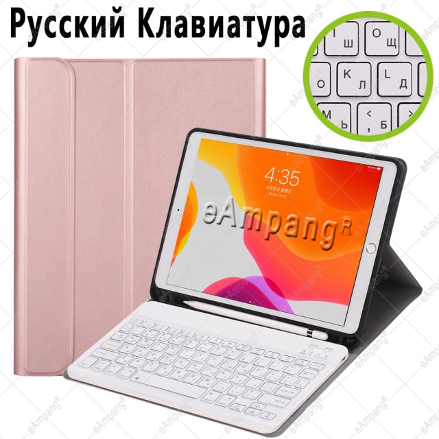 Case for iPad 10.2 Keyboard Case for Apple iPad