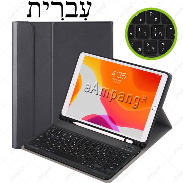 Case for iPad 10.2 Keyboard Case for Apple iPad