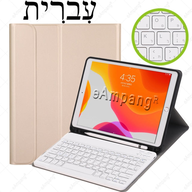 Case for iPad 10.2 Keyboard Case for Apple iPad