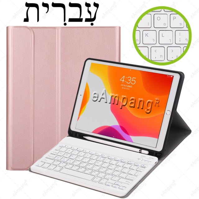 Case for iPad 10.2 Keyboard Case for Apple iPad