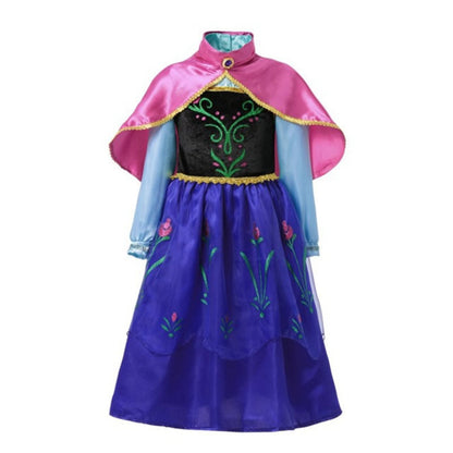 Anna Elsa Princess Dress