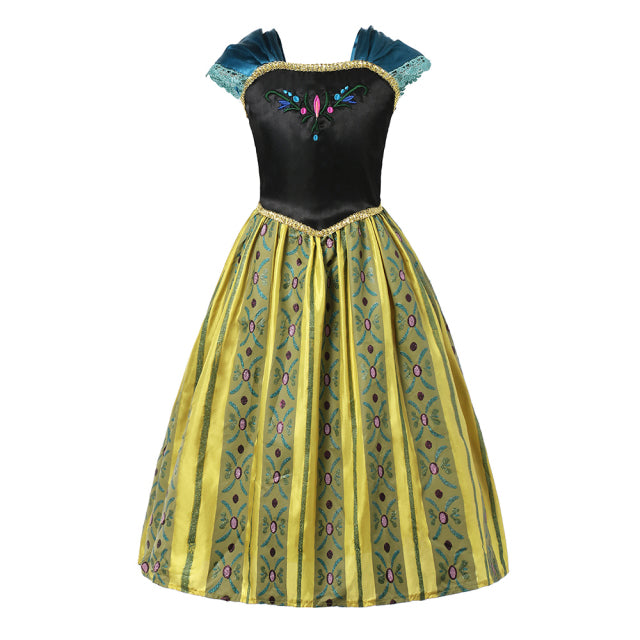 Anna Elsa Princess Dress