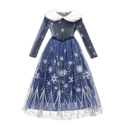 Anna Elsa Princess Dress