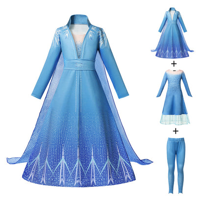 Anna Elsa Princess Dress