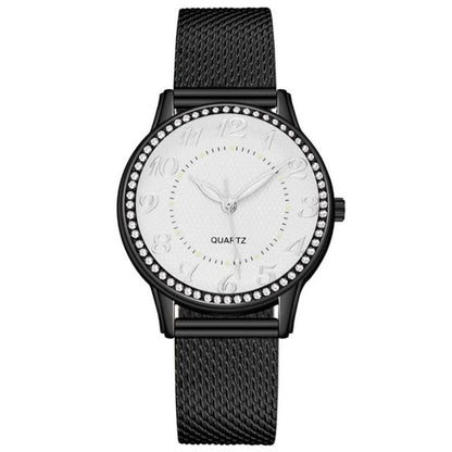 Watch Silver Heart Dial Silicone