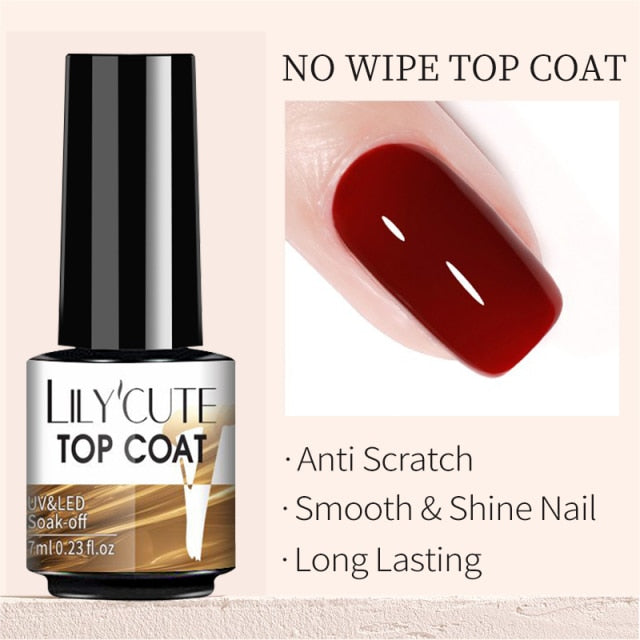 Nail Gel Polish Color Semi Permanent Matte