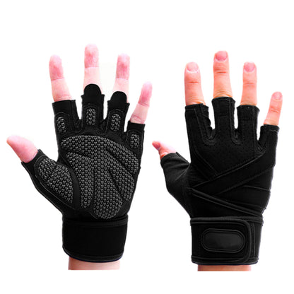 Bodybuilding Weightlifting Gym Gloves Anti-slip Dumbbell