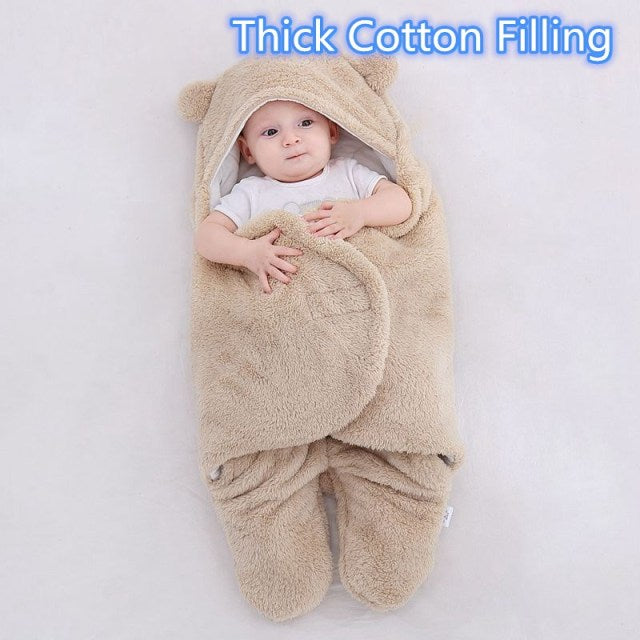 Baby Sleeping Bag Ultra-Soft Fluffy Fleece