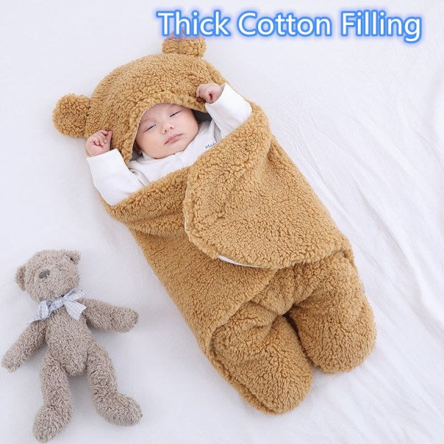 Baby Sleeping Bag Ultra-Soft Fluffy Fleece